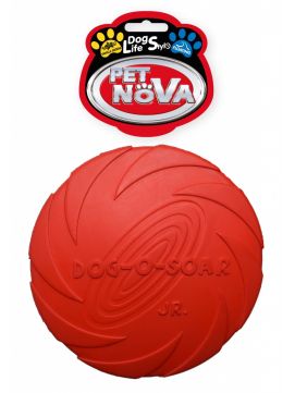Dog Life Style Frisbee Dysk Gumowy Czerwony 15 cm